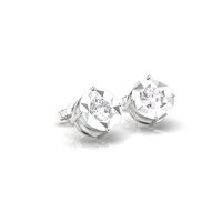 Orecchini Baroni Gioielli in Oro Diamante 0.1 Ct 4828B5-ORO BIANCO - 4828B5-ORO BIANCO